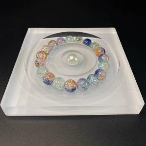 Acrylic Bracelet Display Stand Bracelet Exhibition Plate Jewelry Ornament Display Ornaments Gathering DIY Beads String Design Plate