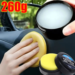 260g Car Leather Seat Maintenance Care Oil Multifunctional Cream Interior Polishing Stain Removal Renovation Leather Sofa Clean