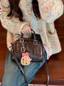 กระเป๋าสะพายข้างแบบถือได้สำหรับผู้หญิง BAI TIYA กระเป๋าสะพายข้างทรงสี่เหลี่ยมเล็กแบบอเนกประสงค์สำหรับฤดูใบไม้ร่วงและฤดูหนาวปี 2025 กระเป๋าสะพายข้างแบบสะพายข้างสำหรับผู้หญิง