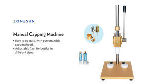 เครื่องปิดฝา ZS-YG30สำหรับขวดน้ำหอมขวดแก้วบีบอัดบรรจุภัณฑ์