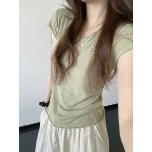 Gentle Cuff Stretchy Slim Fit Short Sleeve T-Shirt