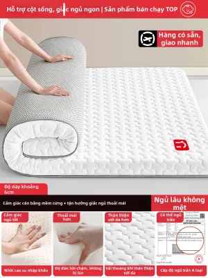 JIFANPAUL | Nệm Latex Cao Su Non 5CM 180x200 Cho Phòng Ngủ Ký Túc Xá & Phòng Trọ