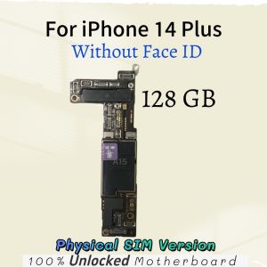 Unlocked Motherboard For iPhone 14 Pro 14 Pro Max 14 Plus Clean ICloud Logic Board With/No Face ID Mainboard Replacement