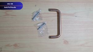 Aluminum Cabinet Pull Handle Black Rose Gold 108