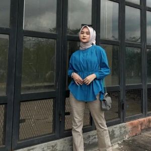 ALYA SHIRT BLOUSE / KEMEJA KERUT DEPAN / KEMEJA WANITA LENGAN PANJANG/ALYA SHIRT KEMEJA WANITA TERBARU