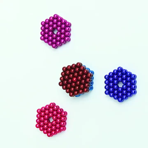 ✨SG【STOCK】5mm 216pcs Magnetic Ball Magnetic Beads Decompress Toy Color Magic Cube Splicing Toy children day gift