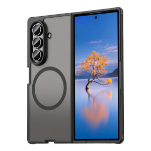 Luxury Simple Frosted Skin Feel PC+TPU Phone Case for Samsung Galaxy Z Fold 8 Ultra 7 for Magsafe Armor Shockproof Protect Cover