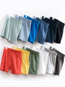 Boys Fashionable Pure Cotton Shorts Kids Outerwear in Blue Black Grey Green Red And White Summer Seasonal Clothing for Boys