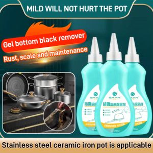 【HOT SALE】[Mild Clean Not Hurt Pot RemoverPan Cleaner Remove Stain/Rust/Scale]Gel Pot Bottom Black Remover 啫喱锅底除黑剂
