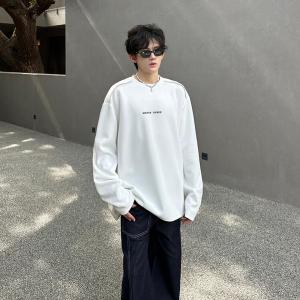 Áo Thun Nam American Heavyweight Hard Long Sleeve T-Shirt Dáng Rộng Mùa Xuân Thu Phong Cách Mới Quần Áo Công Sở Thường Ngày