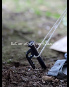 CAMPINGMOON Black Carbon Steel Peg Stakes Pack of 6pcs or 8pcs 20cm 30cm 40cm Length Outdoor Camping Ground Nail Tent Wind Rope Line Pegs Stakes Set Lot Camping Moon Heavy Duty Original Metal Nails