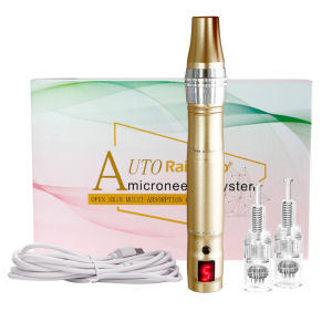 เครื่องดูแลผิวหน้าไร้สาย Dermapen รุ่น Dr.imp แบบไฟฟ้า พร้อมหัวเข็ม Derma Pen แบบเงียบ  ตลับเข็มสำหรับไมโครนีดเดิลลิ่ง  หัวเข็มนาโนไมโคร