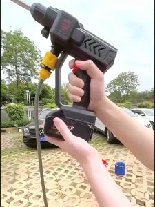 Imported from Germany presurewasher heavy duty car washer high pressure 48V 99990kpa complete set of accessories with toolbox 4 ways to spray water(pressure washer heavy duty portable pressure washer Car Washer Portable preasure washer set portable spray)