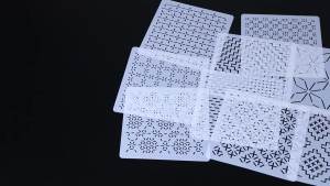 YOWEI | Bộ Khuôn Thêu Sashiko Tái Sử Dụng Tự Làm Mẫu May Chần Bông Hình Thú Cưng & Hình Học 8/9/24/32 Chiếc Chất Liệu Sợi Gai Dầu Dùng Để May