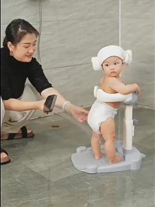 👶อาบน้ำง่าย&ปลอดภัยด้วย👶เก้าอี้อาบน้ําเด็ก ที่ยืนอาบน้ำเด็ก อุปกรณ์ช่วยยืนอาบน้ำเด็ก ตัวช่วยอาบน้ำ ยืนผู้ถืออาบน้ําเด็ก สนับสนุนเด็กวัยหัดเดินยืน ป้องกันอันตราย ปรับความสูงได้ ฟรีเก้าอี้อาบน้ำ + หมวกอาบน้ำ