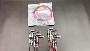 Dây Ga Thái + Ngắt Dầu Giả Đầu Inox Mẫu Thái Lắp Đặt Như Zin Cho Cùm Tăng Cùm Zin Các Loại Xe Máy