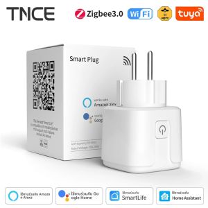 TNCE Tuya สมาร์ทปลั๊ก WiFi/Zigbee3.0 ซ็อกเก็ต 16A/20A Power Monitor รีโมทคอนโทรล Smart Life APP รีโมทคอนโทรล Voice Contr Alexa
