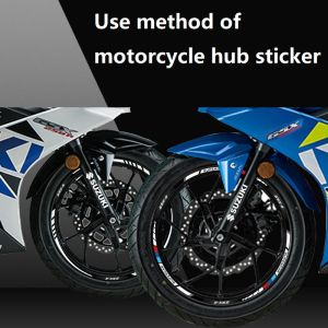 For HONDA FORZA 125 250 300 350 Reflective Motorcycle Accessories Wheel tire modification Sticker Hub Decals Rim Stripe Tape nss