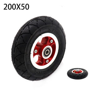 Rear Wheel 200x50 for KUGOO S1 S2 S3 Folding Electric Scooter Spare Part 8 Inch Pneumatic Tyre Wheels