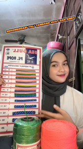 Tali Tambang 25mm per roll - Tali Tampar / Tali Layangan / Tali Pertanian - Tali Tenda