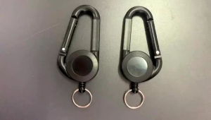 Carabiner Lanyard Keychain Retractable Hook Badge Holder Clip Pullable Pocket Extendable Car House Keys Rings