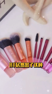10Pcs Mini Makeup Brush Set Makeup Foundation Brushes Storage Bag Beauty Tools