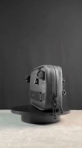 KARIS COLLECTION TAS TANGAN PRIA HAND BAG TAS SLEMPANG COWOK NEW TAS TANGAN PRIA ANTI AIR  TAS BAHU PRIA HITAM