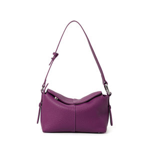 Side Shoulder Bag Spring Model First Layer Cow Leather Cross-Body Bag Commuting Womens All-Around Genuine Leather Handbag