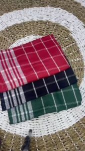 Serbet Dapur Lap Kotak Besar Kain Warna Serbaguna Lap Piring 12 Pcs / 1 Lusin