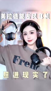 CR-8 TWS Over Ear Headphones Wireless Bluetooth Headsets DJ music Stereo Sounds Bluetooth 5.3 Foldable ClassicDeep Bass