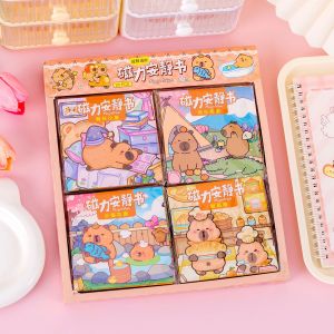 Creative cartoon childrens quiet book DIY clip art without cutting Capibala quiet book kindergarten gift