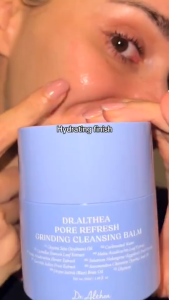 Dr. Althea PORE REFRESHGRINDING CLEANSING BALM  Calms Redness Removes Makeup  Deep Pore Cleanser for Sensitive Skin Hydrating Non-Irritating Skincare