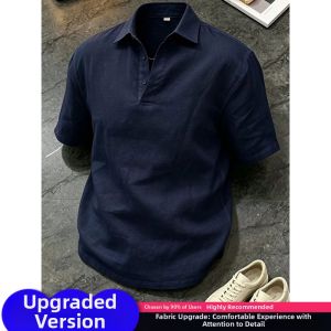 CHENMU | Relaxed Style Thin Breathable Cool Feel Sun Protection Short Sleeve Polo Shirt