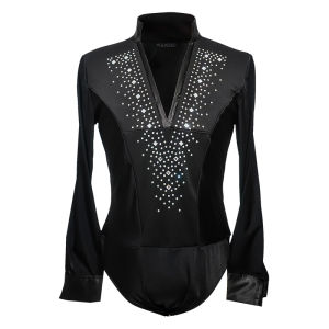New Arrival Men Latin Dance Performance Costumes Boys Performance Latin Dance Clothes Reverse String Men Step Latin Dance Clothes Long Sleeves