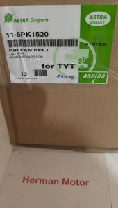 Fanbelt Aspira BANDO v-belt 6PK1520 untuk Mobil Xenia, Avanza, DUAL VVTI, RWD 2016-2021 & All New Rush Terios