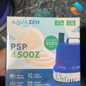 AQUAZEN Pompa Celup Kolam Ikan Koi AZ - PSP - 4500 Z 70 W AZ PSP 4500Z Ketinggian 3.5 Meter