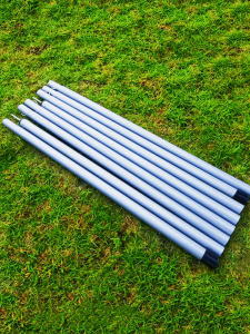 Tent Pole Front Hall Pole 1.7m 1.9m 2.2m 2.4m 2.5m Canvas Tent Pole Durable Iron Material Camping Gear Outdoor Activities