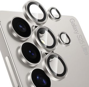 Samsung Galaxy S26 Ultra S26+ S26 Tempered Glass Camera Film For Samsung Galaxy S25 S24 S23 S22 Ultra Camera Lens Screen Protector Metal Ring Cover