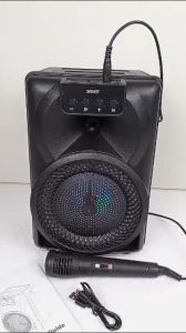 Speaker ROBOT RB350 Bluetooth 5.3  Speaker karaoke With Microphone 10W