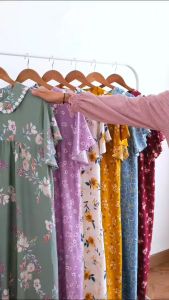 Daster rayon premium sarah LD 100 s/d 110cm