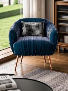 โมเดิร์น Minimalist อเมริกัน Casual โซฟาผ้าเดี่ยวในครัวเรือนขนาดเล็ก Nordic Luxury ห้องนั่งเล่น Designer สไตล์โซฟาเก้าอี้