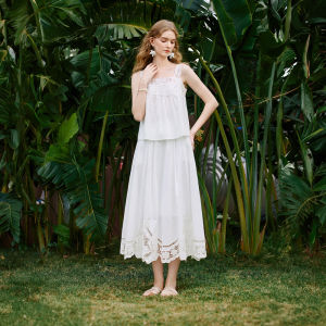 XIANGYING | Embroidered Casual Dress Set For Summer 2025