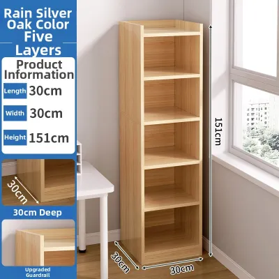 Space-saving Bookshelf for Home Use Narrow Corners
