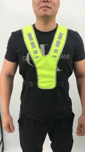 【3In1 Set】JQ013 Reflectorized Vest For Motorcycle Warning Reflective Vest with Storage Bag Lightweight Motorcycle Safety Jacket Cycling Vest Adjustable Reflective Safety Jacket Men Workwear BUY 2 TAKE 1 Reflective Sticker(10pcs/set)