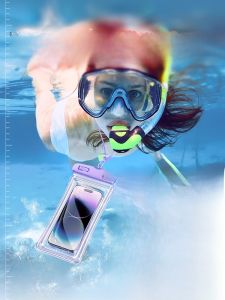 MONLEYTA | Waterproof Touchscreen Phone Bag For Delivery Riders Specialized In Swimming Diving Thermal Spring And Drifting Equipment