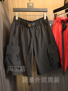 Dopamine Color Mountain Lightweight Mens Outdoor Sports Shorts Quick Dry Breathable Casual Shorts Fashionable Urban Style Five-Quarter Length