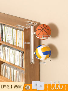 Basketball Stand Storage Rack Rim Wall-Mounted For Home Ball Rack on Cabinet Football Holder Ball Storage Fantastic