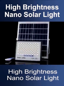 GXG Solar Light Outdoor Lighting Spotlight Lampu Solar IP67 Waterproof Nano solar Led Street Light 5 years warranty