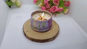 🇸🇬🔥SG STOCK🔥Tin Can Handmade Fragrance Candles Natural Soy Wax Scented Candle for Living Room Bedroom Home Decoration