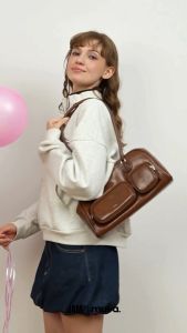 JAM | MUVA - Loafy - กระเป๋าสะพายข้าง หนังวัว ทรงโบว์ลิ่ง